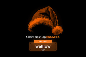 Christmas Caps Photoshop Brushes