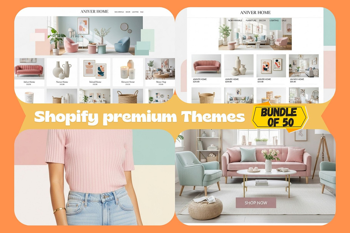 50 Modern E‑Commerce SHOPIFY THEMES, a Shopify Template by Aban's World (Photo 58 of 60)