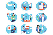 Dentist Vector Illustration Pack, an Illustration by Vector Portal (Thumbnail 4 of 5)