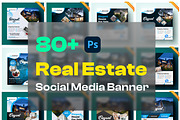 80+ Mega Real Estate Social Banner, a Social Media Template by DesignsLab (Thumbnail 1 of 7)
