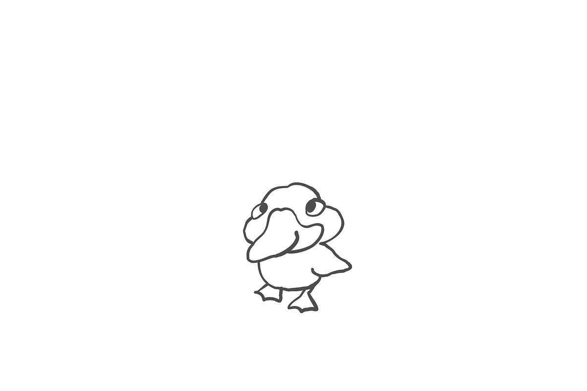 Cute Little Duckling, an Illustration by Anastasiya Klempach (Photo 4 of 7)