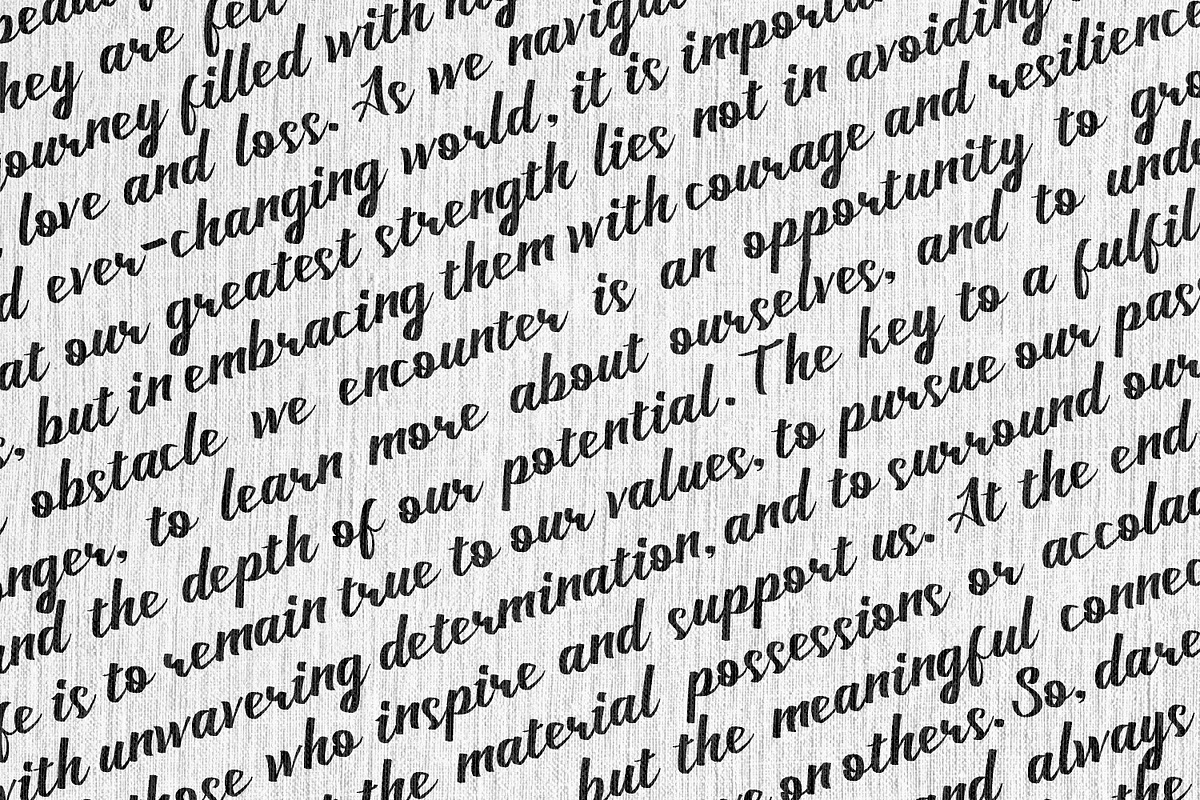 Bistoraw - Modern Script Font, a Script Font by Rishsketch (Photo 8 of 13)