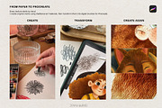 Procreate Brushes - Graphic Studio, a Brush Add-On by Jenny Quince (Thumbnail 9 of 14)