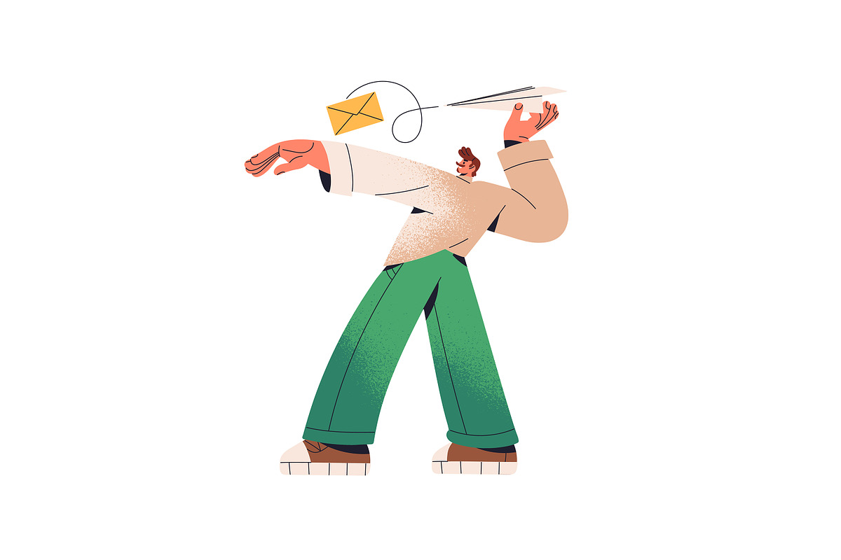 Multitasking, work and life balance, a Person Illustration by PaperTrident (Photo 5 of 9)