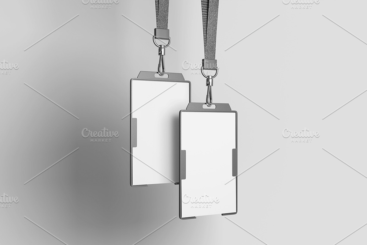 Id Card Mockup, an Advertising Mockup by Artlogs x Modaldesain (Photo 4 of 4)