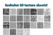 Procreate Texture Pack, a Brush Add-On by Blue Strawberry Studio (Thumbnail 2 of 5)