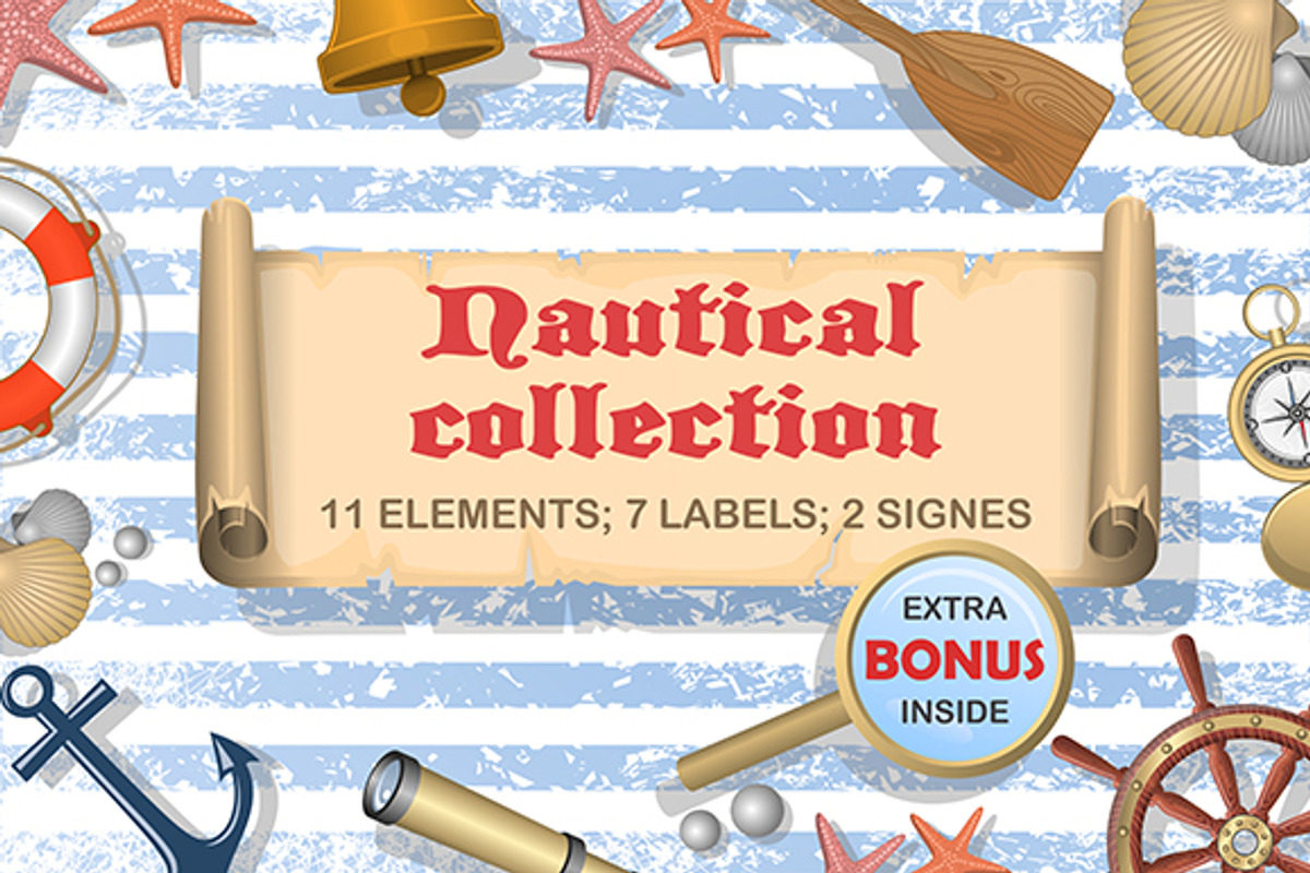 Nautical vectors collection