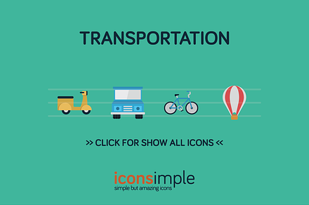 iconsimple: transportation