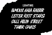 RAIZOR brush font, a Blackletter Font by dansdesign (Thumbnail 5 of 7)