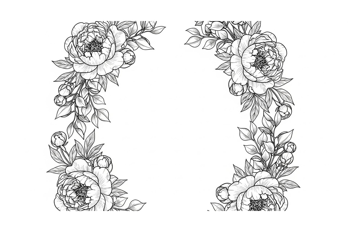 Floral Frame SVG Bundle, an Illustration by Gaye Art (Photo 28 of 31)