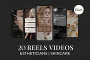 Skincare Esthetician Instagram Reels, a Social Media Template by Meraki Templates (Thumbnail 1 of 8)