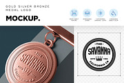 Embossed Medal Logo Mockup, a Product Mockup by DesignNeutrons (Thumbnail 2 of 4)