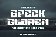 Speck Gloren, a Serif Font by alon kelakon (Thumbnail 1 of 6)