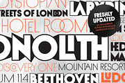 NWB UltraViolent – Thin & Black, a Sans Serif Font by Nowheresburg (Thumbnail 1 of 12)
