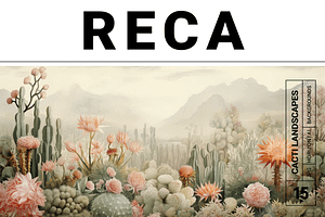 Reca Collection Cacti Landscapes