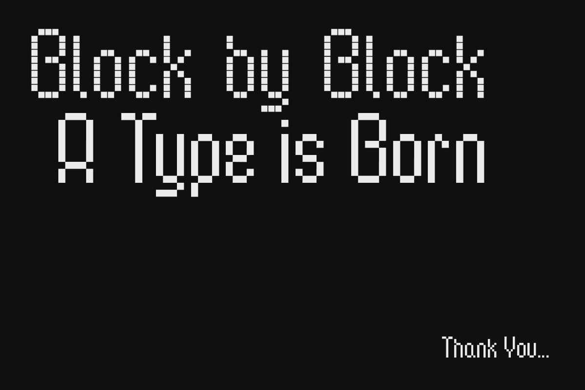 Byte Square Pixel Typeface, a Sans Serif Font by Letterhend Studio (Photo 11 of 12)