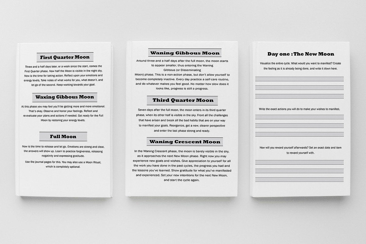Moon And Astrology Planner, a Stationery Template by obayes (Photo 3 of 7)