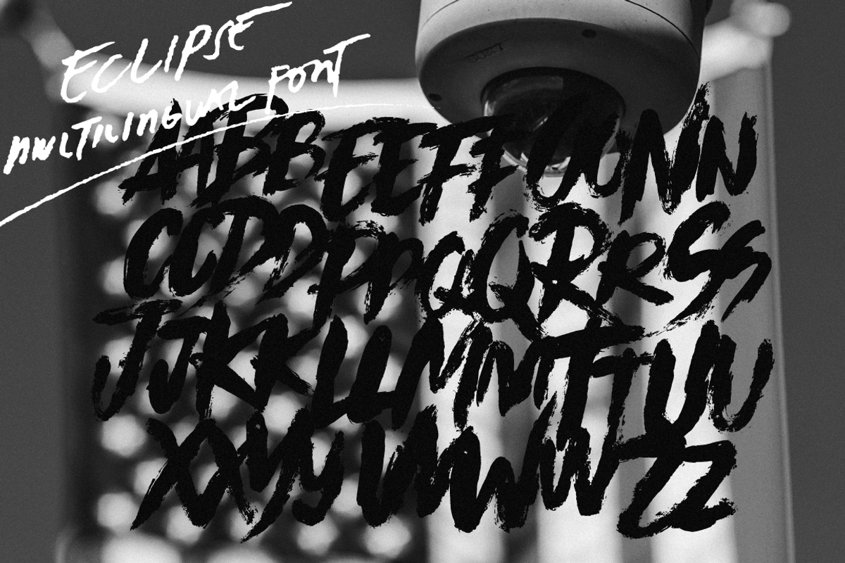 Eclipse Font, a Font by The Branded Quotes (Photo 6 of 6)