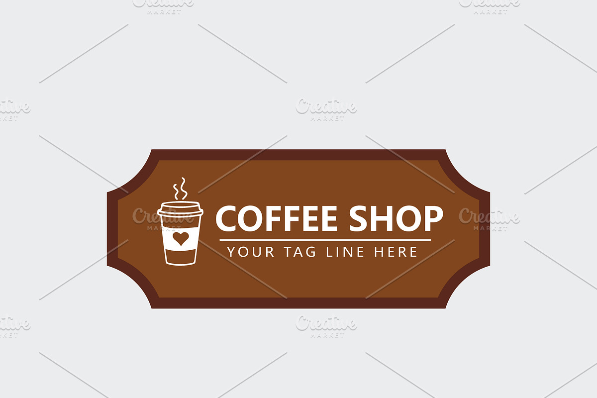 Coffee Shop logo concept, a Branding & Logo Template by Toufiqul
