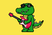 Cute Crocodile Cartoon Vector Icons, an Animal Illustration by Artstorystudio (Thumbnail 2 of 7)