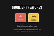 Digital Marketing Services Keynote, a Presentation Template by Loin Studio (Thumbnail 2 of 4)