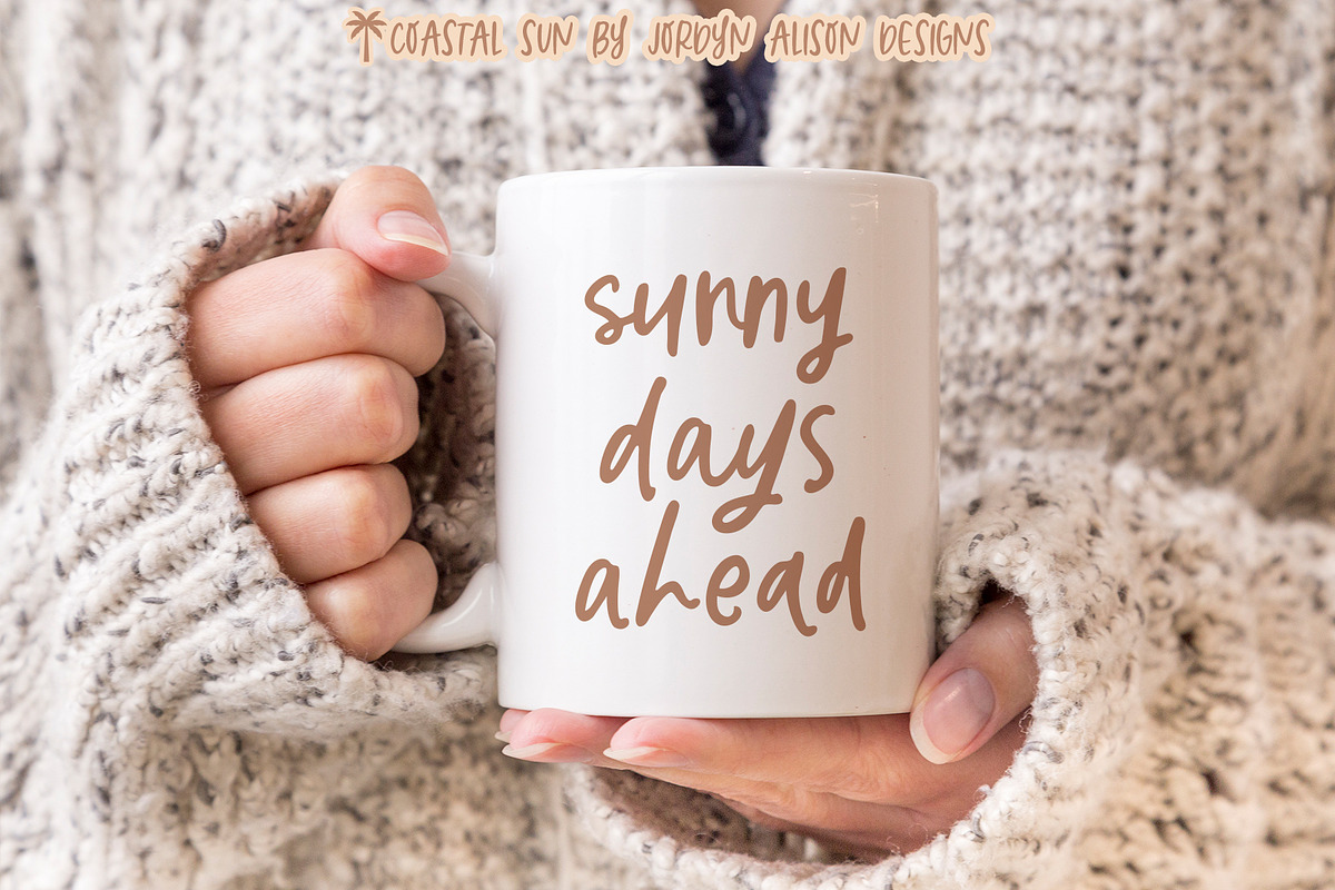 Coastal Sun Font, a Handwritten Font by Jordyn Alison Designs (Photo 9 of 9)