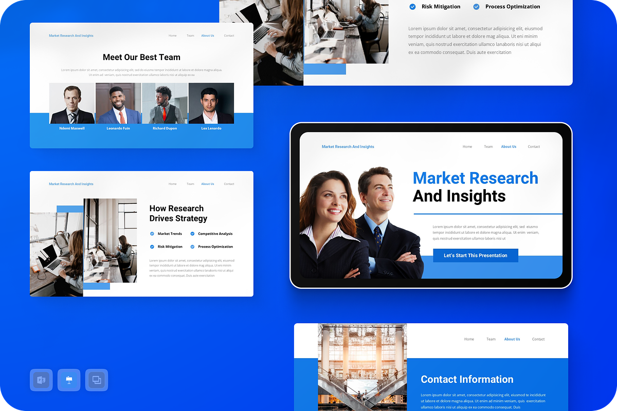 Market Research & Insights Keynote, a Presentation Template by Annora Studio (Photo 1 of 5)