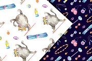 Fitness & Yoga Cats clipart set, an Animal Illustration by Valin Malin (Thumbnail 13 of 14)