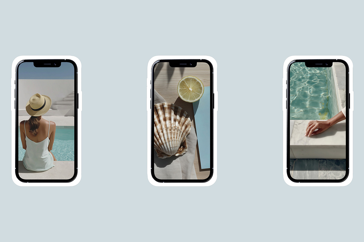 Coastal Lifestyle Backgrounds, a Holiday Photo by AI Petr Creative Agency (Photo 6 of 7)