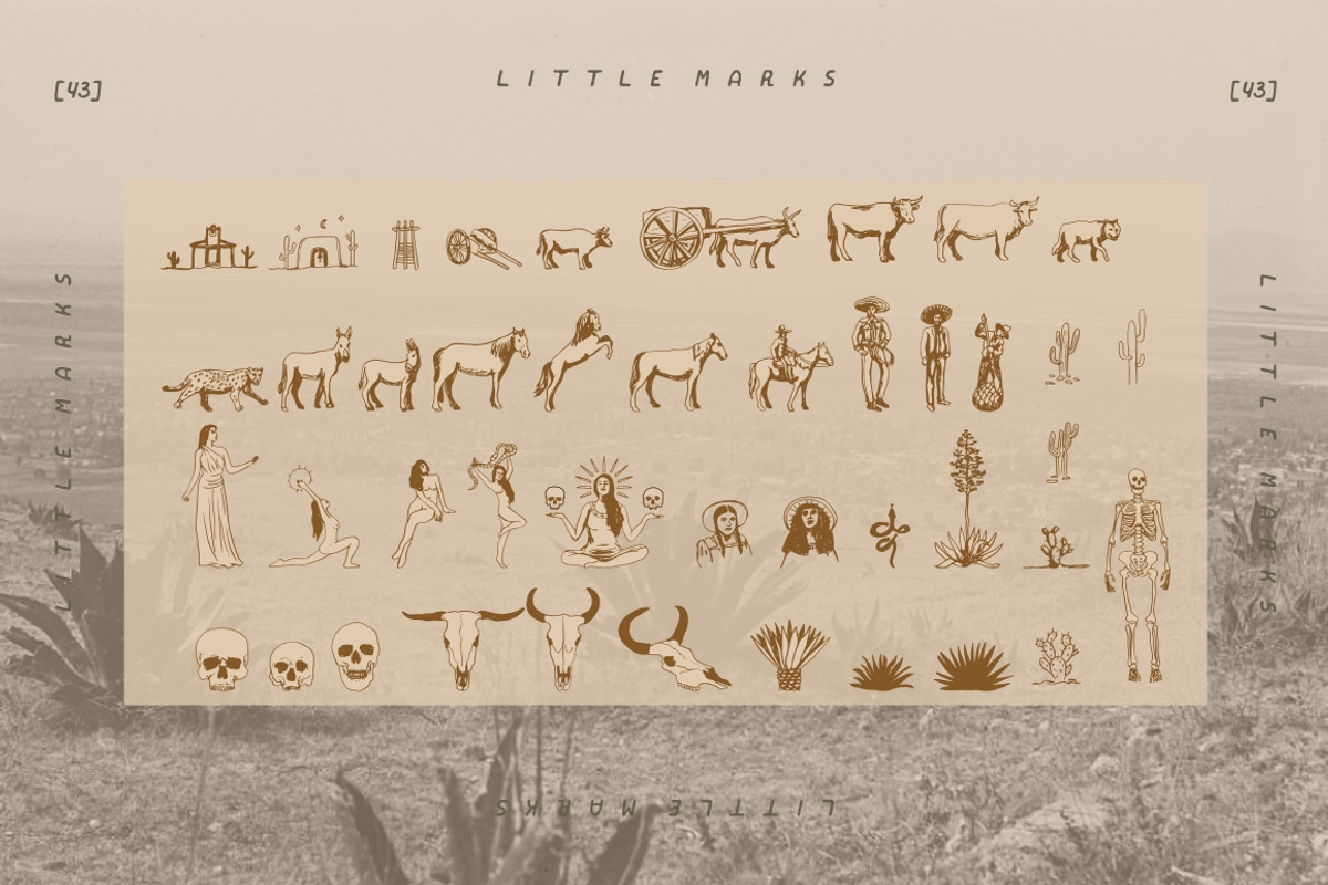 Sol de Jalisco mexican style font, a Font by Fat Hamster (Photo 6 of 7)