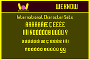 High Consequences font, a Font by weknow (Thumbnail 8 of 8)