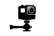 60 Action Camera Silhouette Icon, an Illustration by Artivon (Thumbnail 37 of 61)
