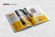 A4 Portrait Brochure Magazine Mockup, a Books & Magazine Mockup by PrimeMockup (Thumbnail 6 of 10)