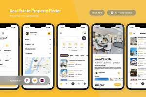Doormie Real Estate Property Finder, an App Template by trabaskriya