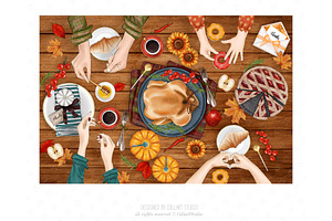 Thanksgiving Clipart, Autumn