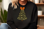Coquette Camo Tree Glitter Christmas, an Illustration by Craft Nest (Thumbnail 4 of 6)