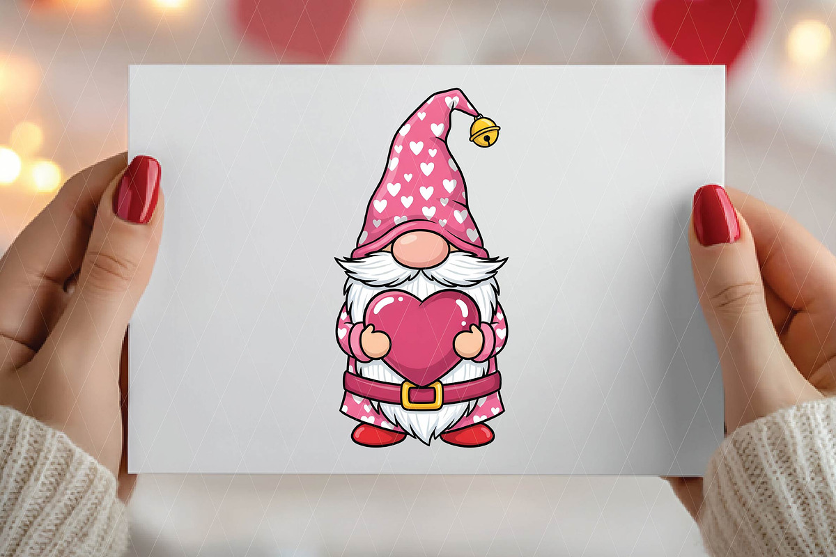Valentine Gnomes PNG, Valentines Day, an Illustration by DreamPrint404 (Photo 3 of 8)