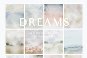 Watercolor soft Abstract Background, a Background Graphic by Grace Noboa Illustrations (Thumbnail 5 of 17)