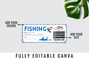 Fishing Ticket Gift Voucher Template, a Stationery Template by Snapybiz (Thumbnail 5 of 10)