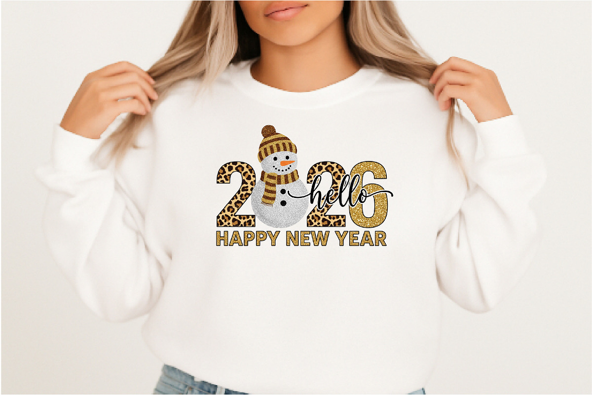 Hello 2026 New Year PNG, an Illustration by DreamArtGraphic (Photo 3 of 5)