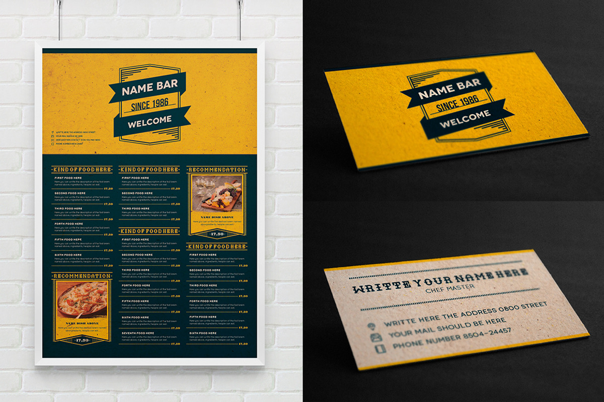 Elegant Food Identity 4, a Brochure Template by Luuqas Design (Photo 4 of 6)