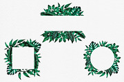 JUNGLE leaves Clip Art., an Illustration by ARTVracovska (Thumbnail 4 of 5)
