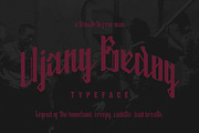 Ujang Bedog Typeface, a Font by Dega Syukurilah (Thumbnail 1 of 4)