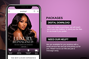 Hair website theme with banners, a Shopify Template by WeBuildBrand (Thumbnail 3 of 6)
