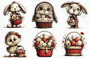 Whimsical Easter Eggs Basket Clipart, an Illustration by Craft Nest (Thumbnail 10 of 11)