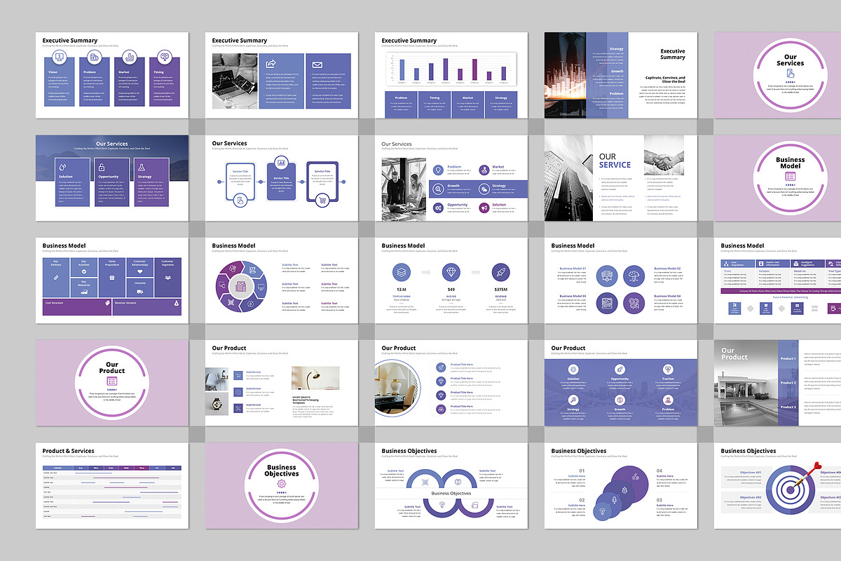 Infographic Pitch Deck Google Slides, a Presentation Template by Design Vault (Photo 3 of 12)
