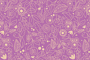 Playful Little Flowers patterns, a Pattern Graphic by Anny Cecilia Walter (Thumbnail 2 of 3)