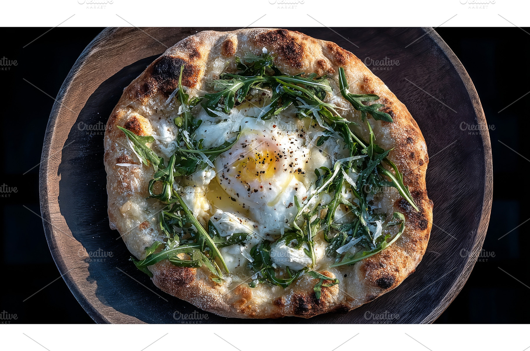 A pizza topped with microgreens is, a Food & Drink Photo by ZinetroN