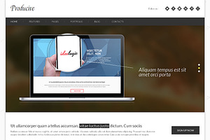 Productive Bootstrap Theme