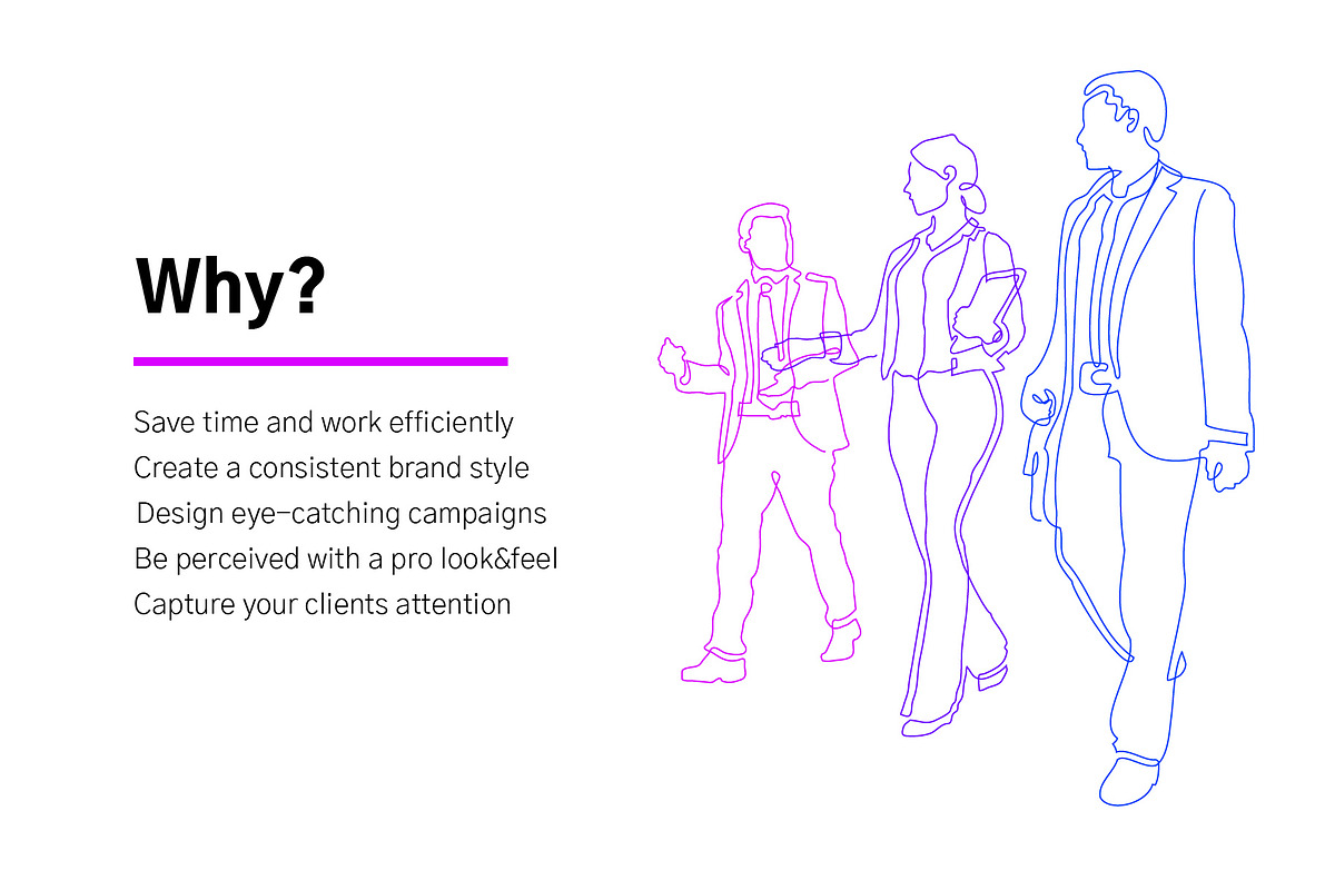 Business people single line drawings, a Person Illustration by ToonPlanet Vector Assets (Photo 4 of 12)
